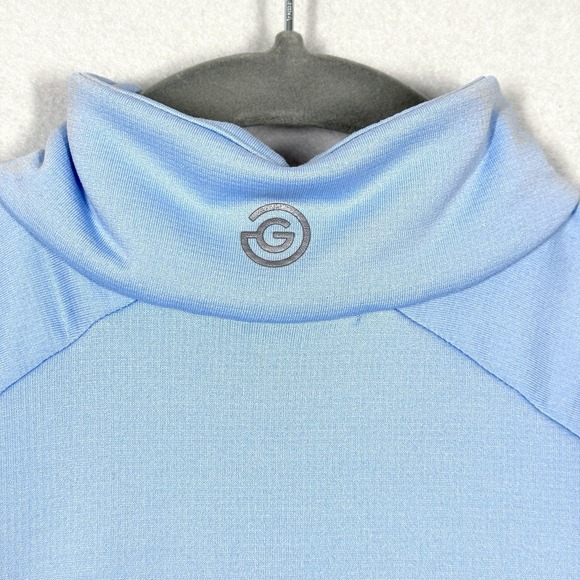 Galvin Green Shirt Mens Small Drake Insula Pullover 1/4 Zip Golf Midlayer Blue - Picture 13 of 15